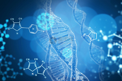 醫(yī)療科技與基因背景圖片素材 賦能生物科技視覺呈現(xiàn)